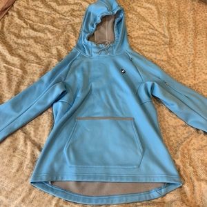 Women’s baby blue bmw pullover